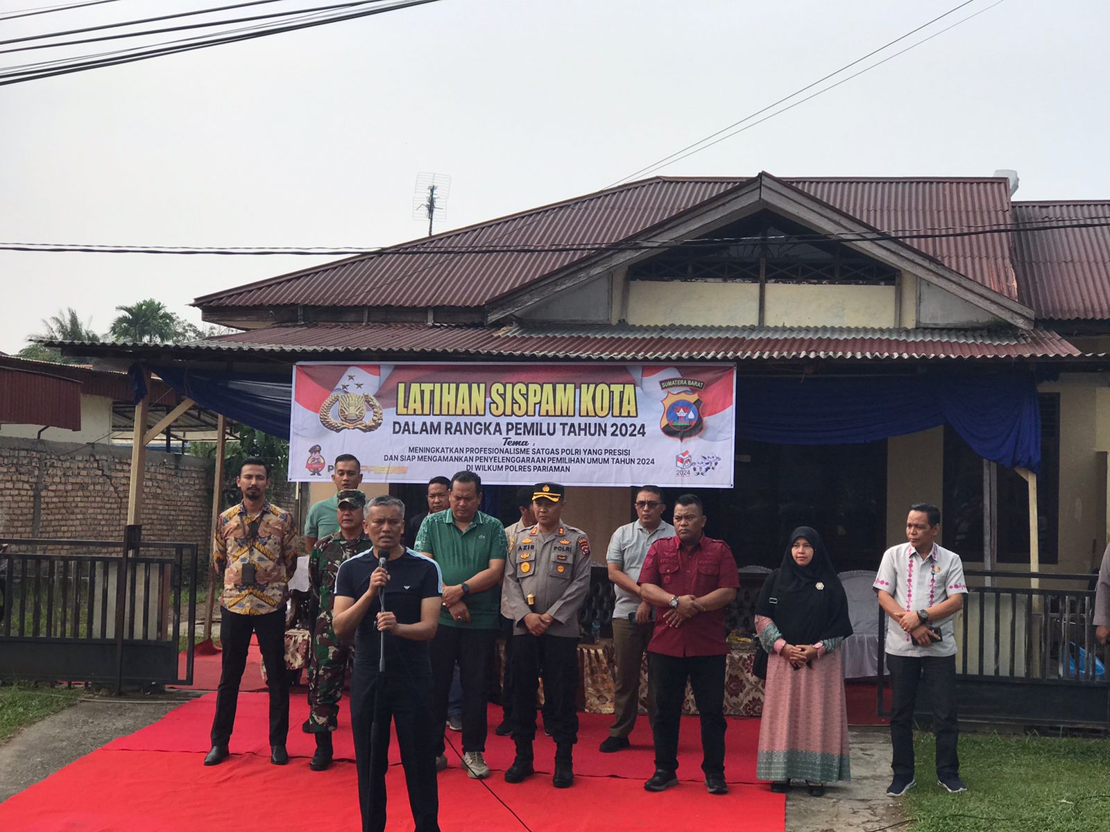 Bawaslu Pariaman hadiri Latihan Sistem Pengamanan Kota
