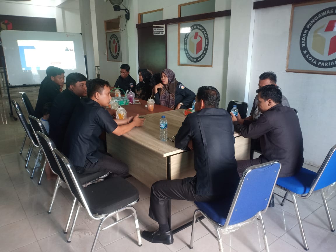 Di awal tahapan Bawaslu Kota Pariaman sepakati lakukan Koordinasi dengan Stakeholder terkait Pemilu dan Pilkada Serentak 2024