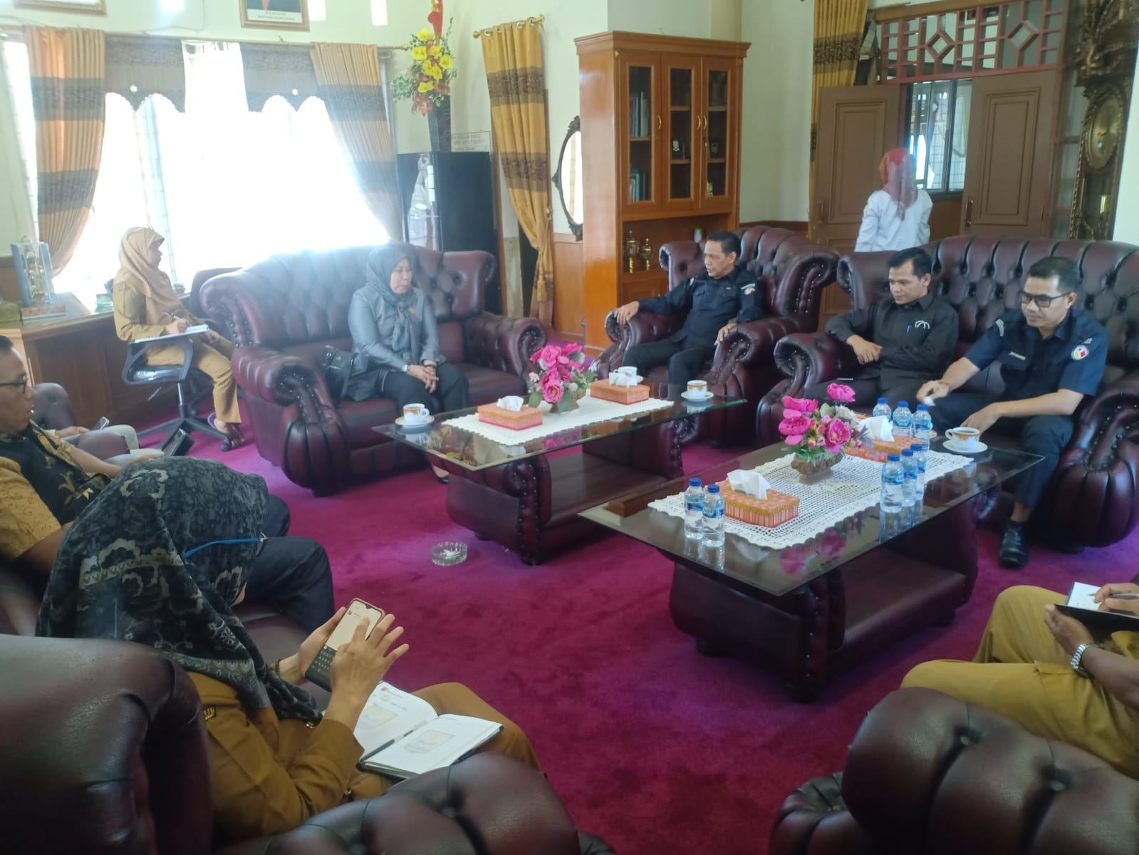 Koordinasi Bersama Ketua dan Anggota DPRD Kota Pariaman terkait Pemilu dan Pilkada Serentak Tahun 2024, Bawaslu Pariaman minta DPRD berikan dukungan