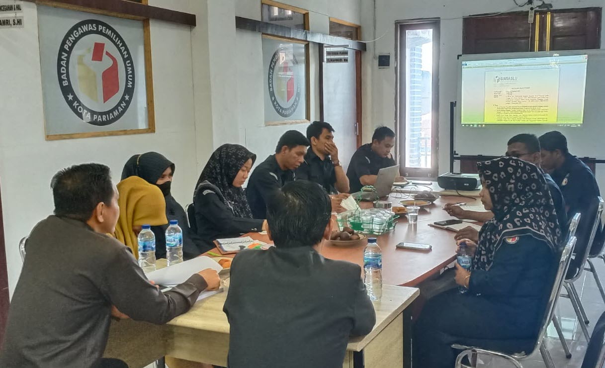 Tim Pengawasan Verifikasi Parpol Bawaslu Kota Pariaman sudah dibentuk