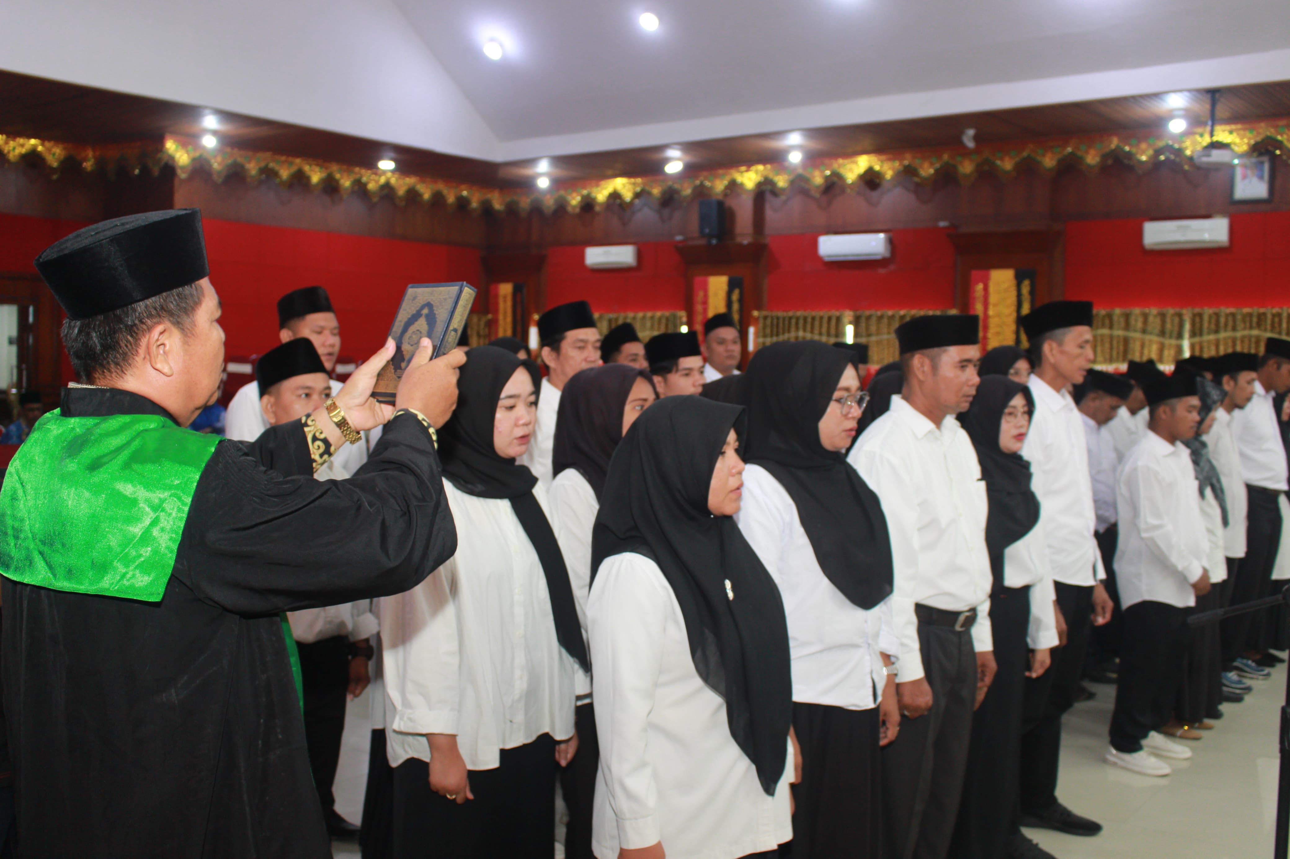 Pengambilan sumpah pelantikan PKD se-Kota Pariaman