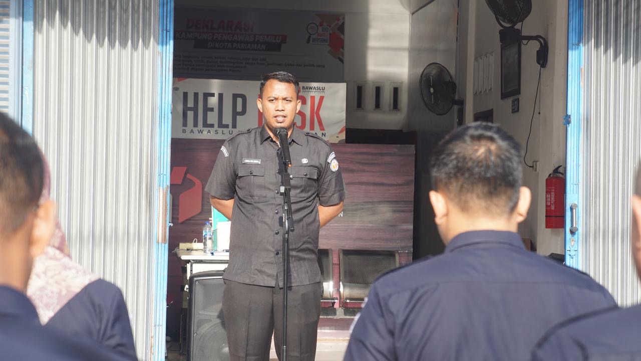 Foto apel pagi bawaslu