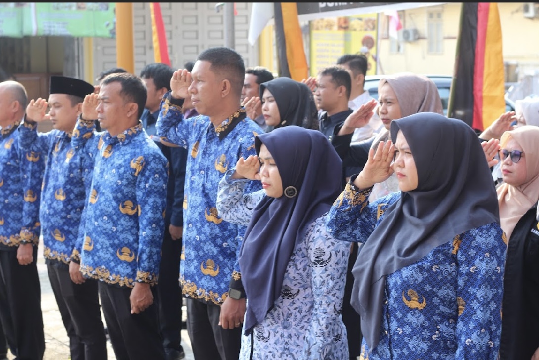 Foto saat melaksanakan upacara peringatan HUT RI ke-79