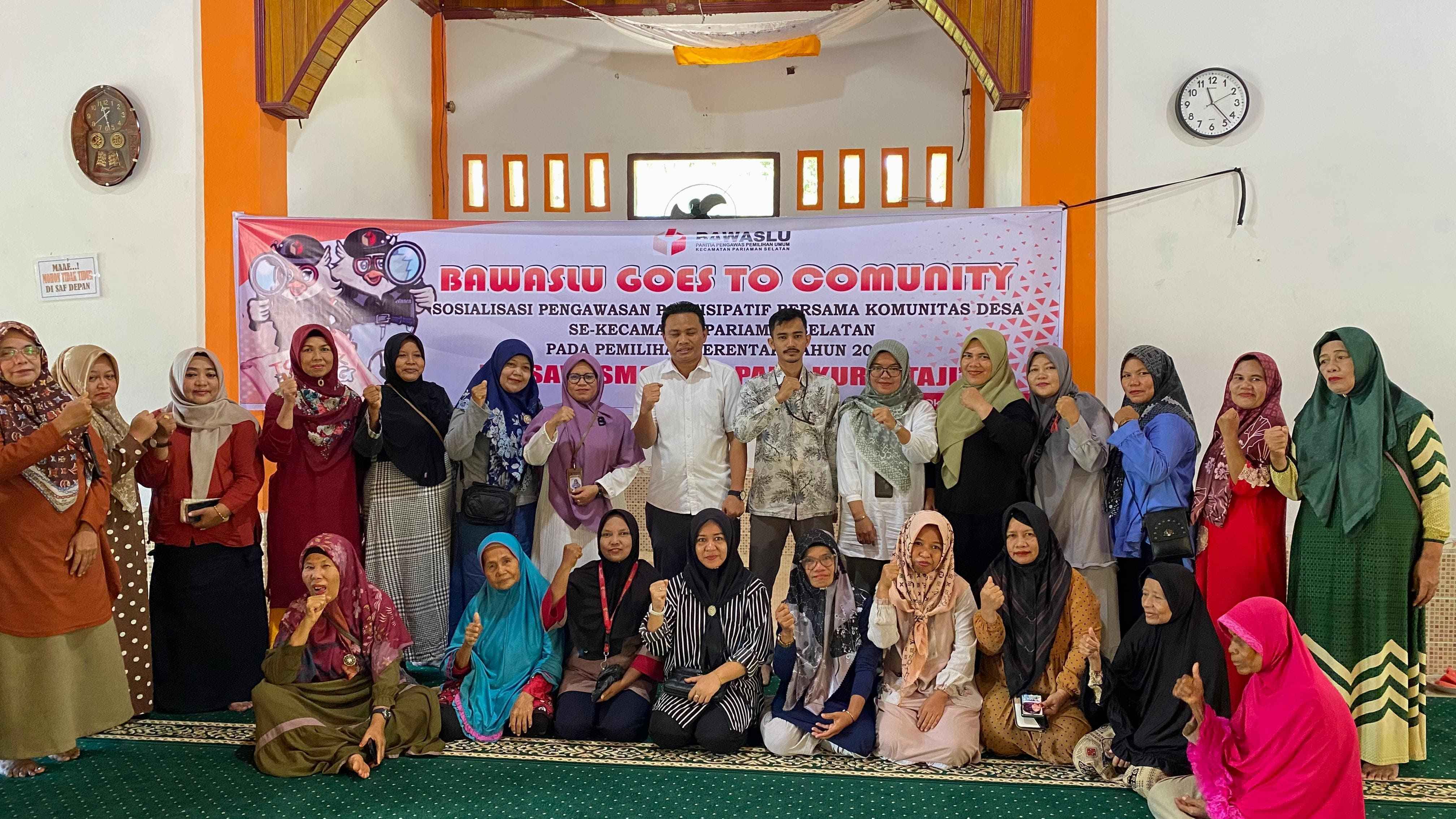 Foto goes to community bersama dasawisma desa pauh kuraitaji