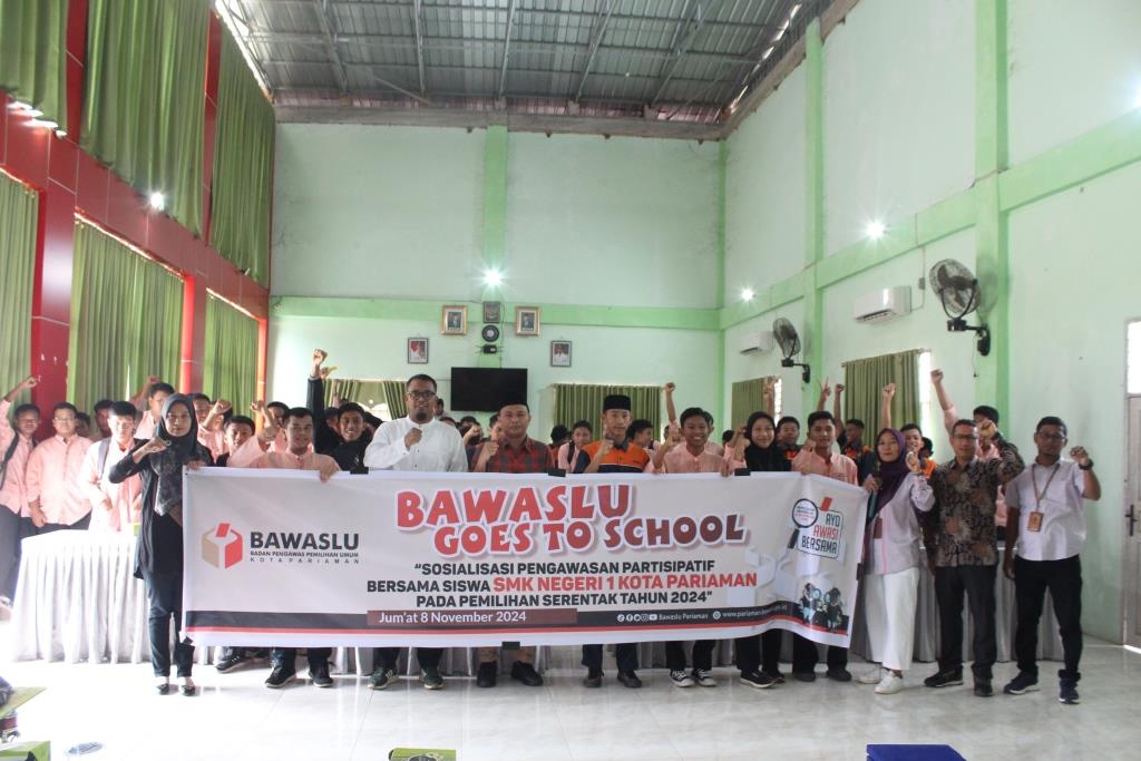 Bawaslu goes to school di SMKN 1 Pariaman