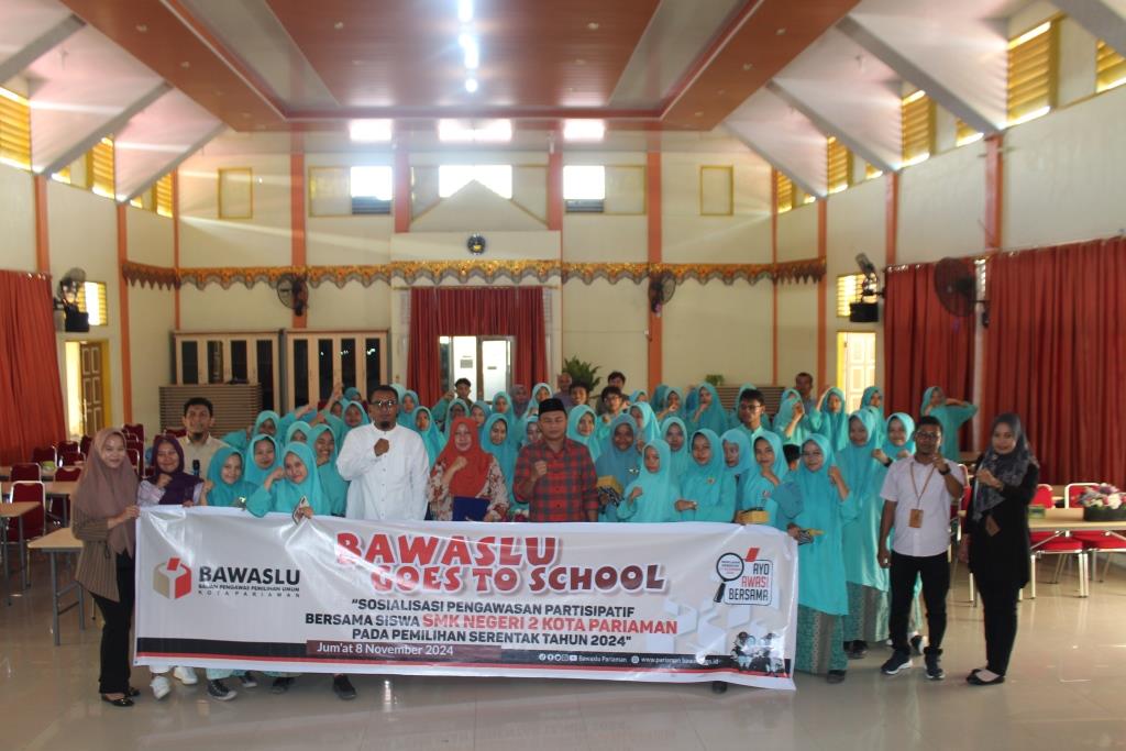 Bawaslu goes to school di SMKN 2 Pariaman