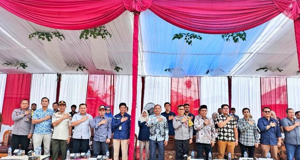 Foto saat akan dilaksanakan simulasi pemungutan dan penghitungan suara pemilihan serentak tahun 2024