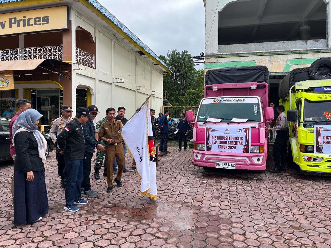 Foto Pelepasan logistik Pemilihan serentak tahun 2024