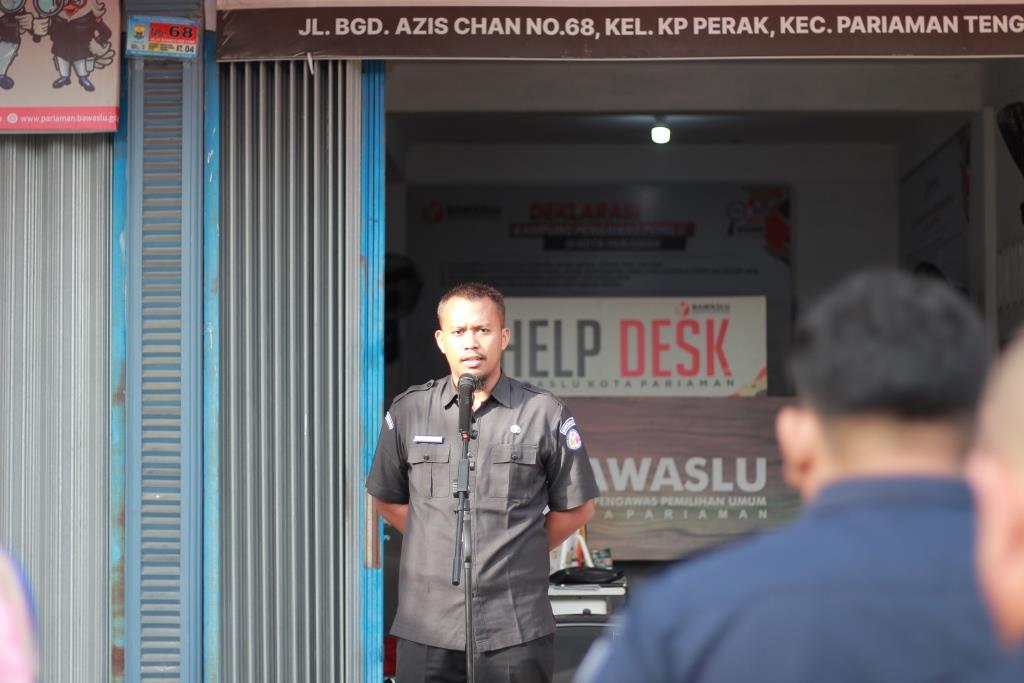 Foto Apel pagi Bawaslu Pariaman, senin (20/01/25)