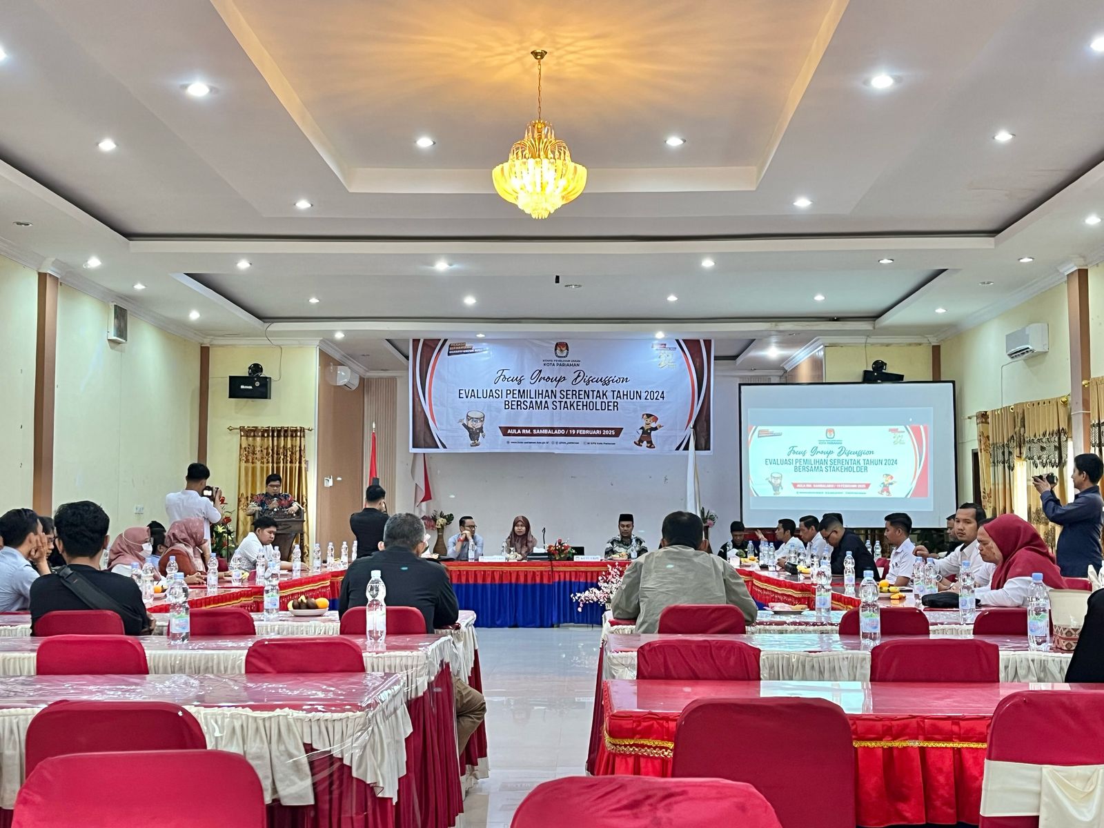 Bawaslu Pariaman hadiri FGD KPU Pariaman, 19/02/25