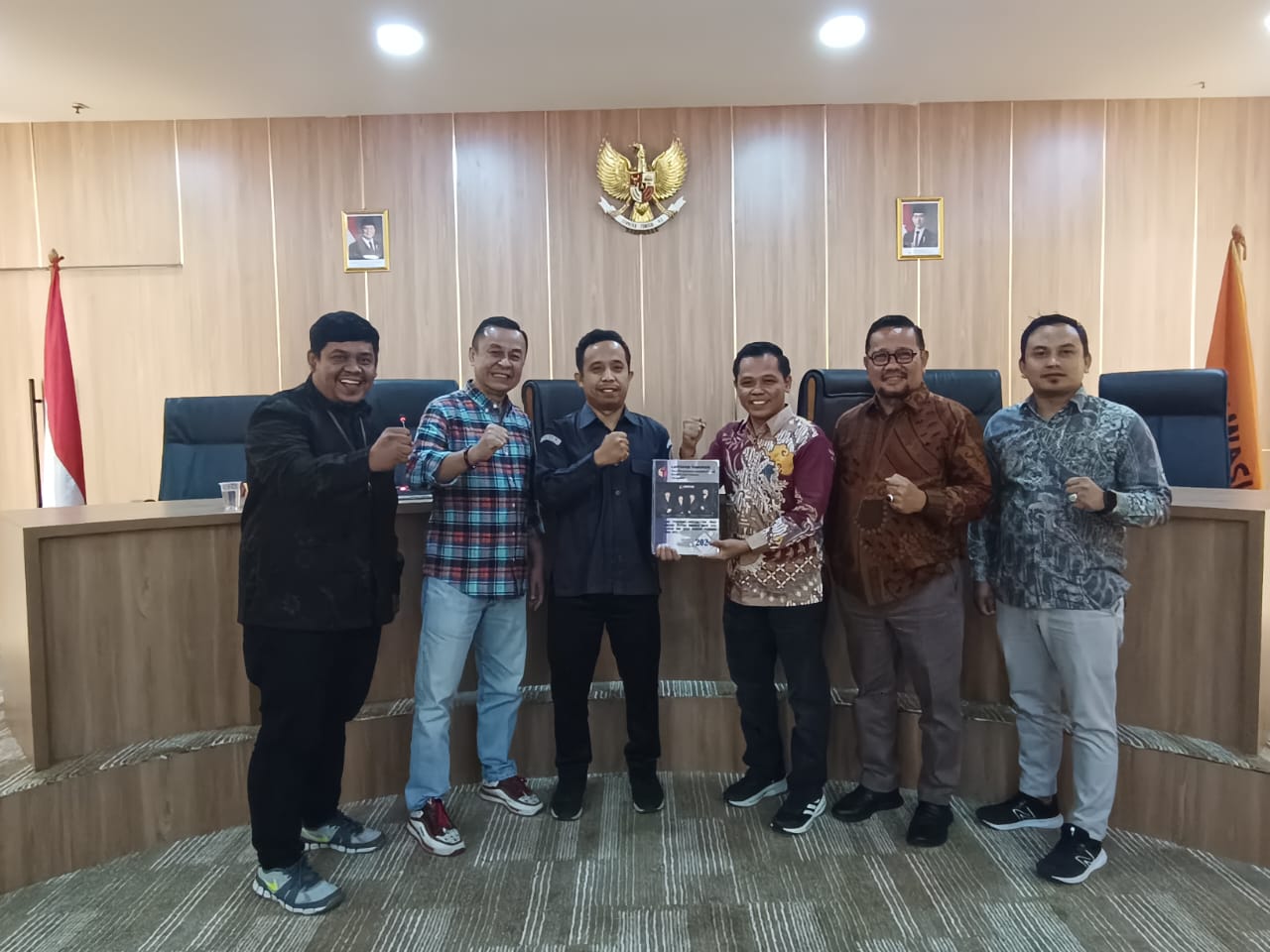 Foto Penyampaian Laporan Penyelesaian Sengketa Proses Bawaslu Pariaman, Selasa (25/02/25) 