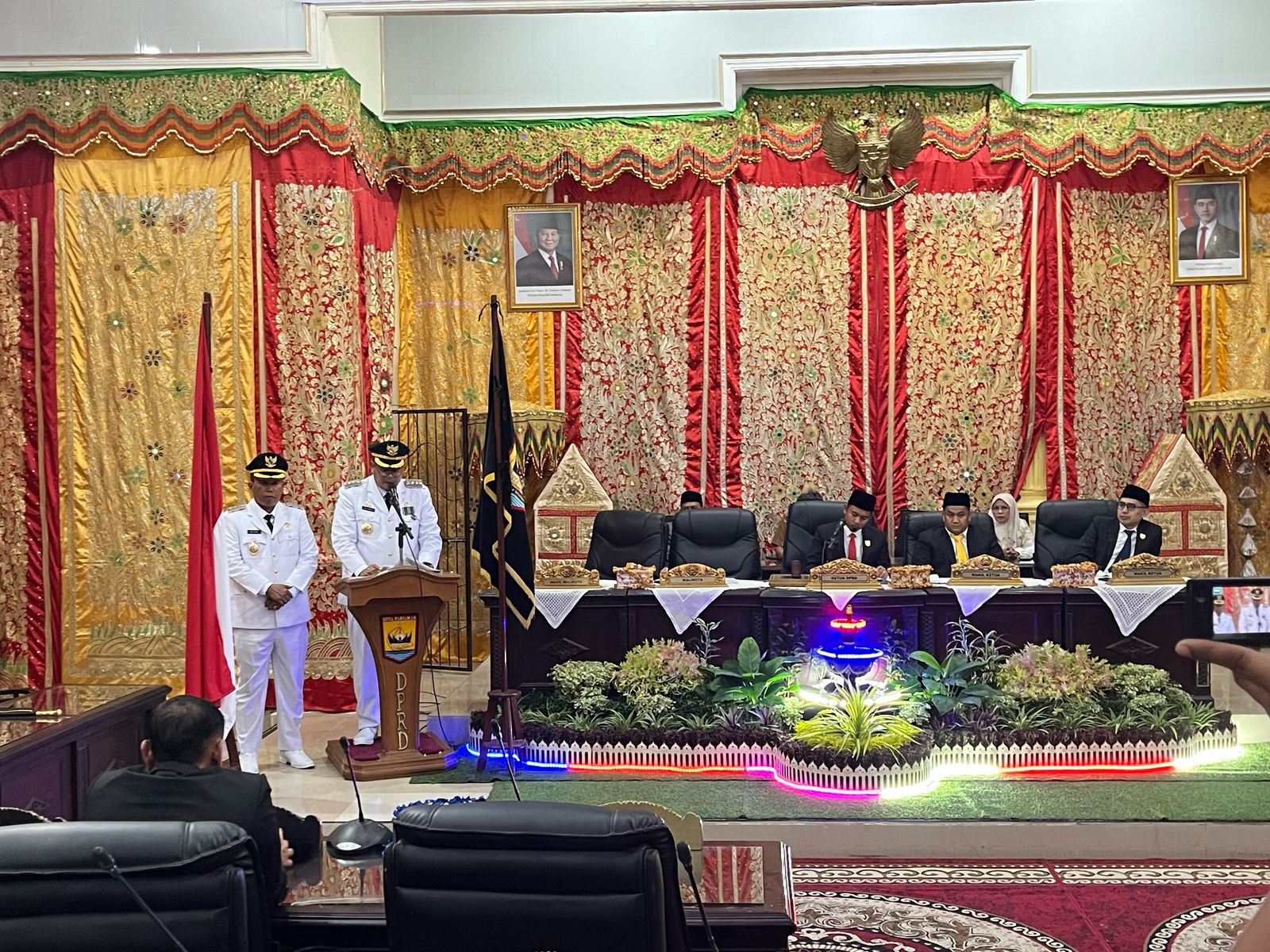 Foto pembukaan rapat paripurna DPRD Kota Pariaman, 03 Maret 2025