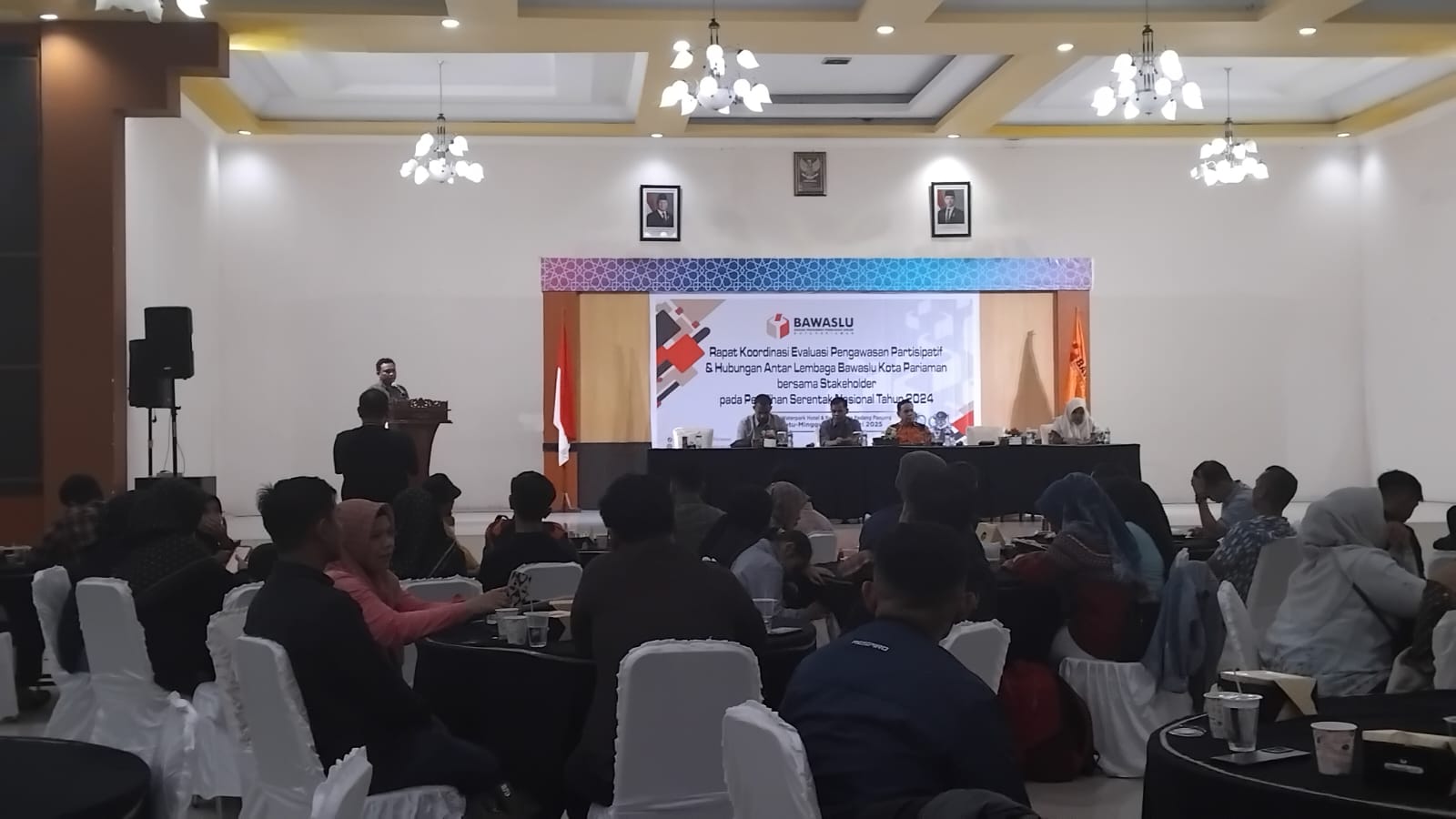 Foto Rakor Evaluasi Usai Pilkada Serentak Bawaslu Kota Pariaman, 01/02/25