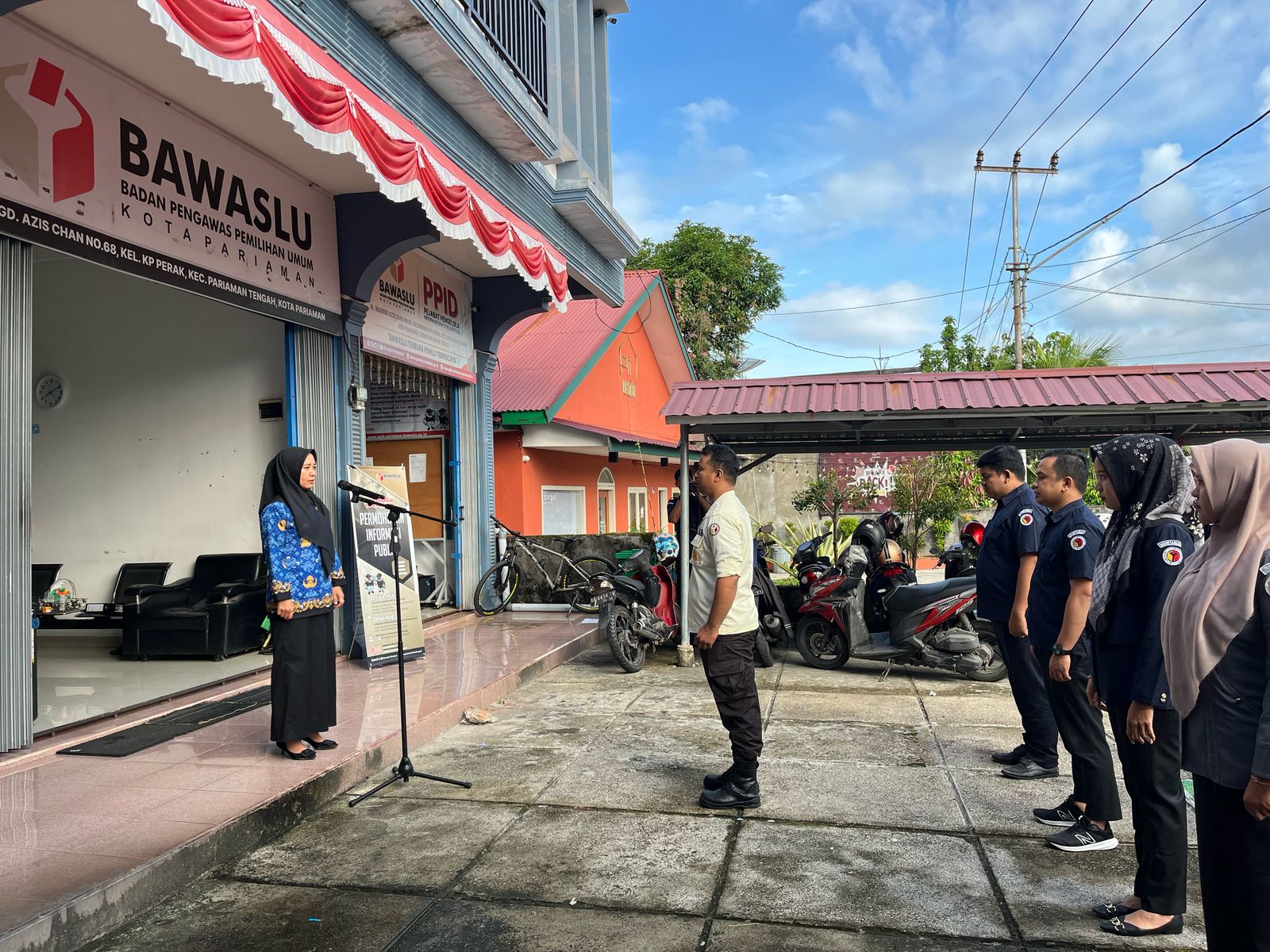 Foto apel rutin Bawaslu Kota Pariaman, 17/02/25