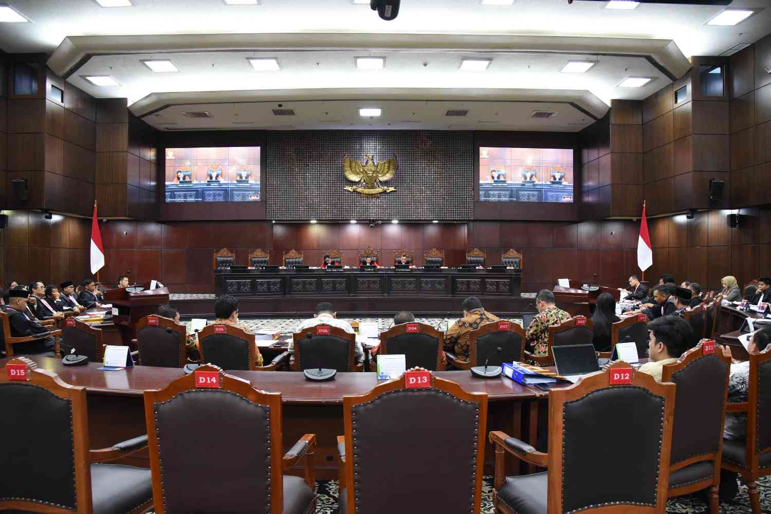Bawaslu hadiri penyampaian keterangan dalam sidang lanjutan Perselisihan Hasil Pemilihan Umum (PHPU) Pemilihan Kepala Daerah (Pilkada) Serentak 2024 di Mahkamah Konstitusi (MK), Selasa (20/5/2025). 