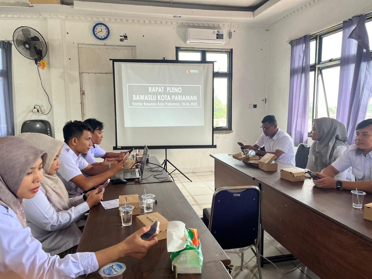 Pleno Bawaslu KOta Pariaman, 18/06/25