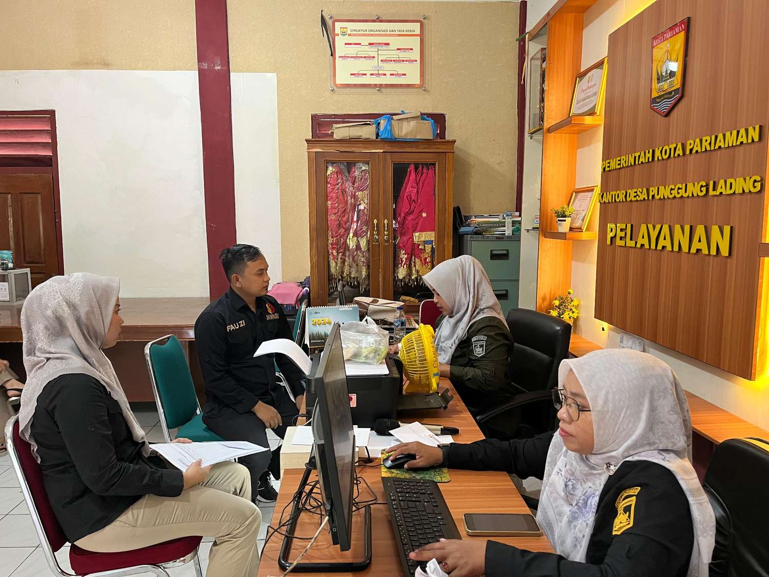 Koordinasi Bawaslu Pariaman dengan Desa/Kelurahan serta SMA sederajat dalam memastikan keakuratan PDPB