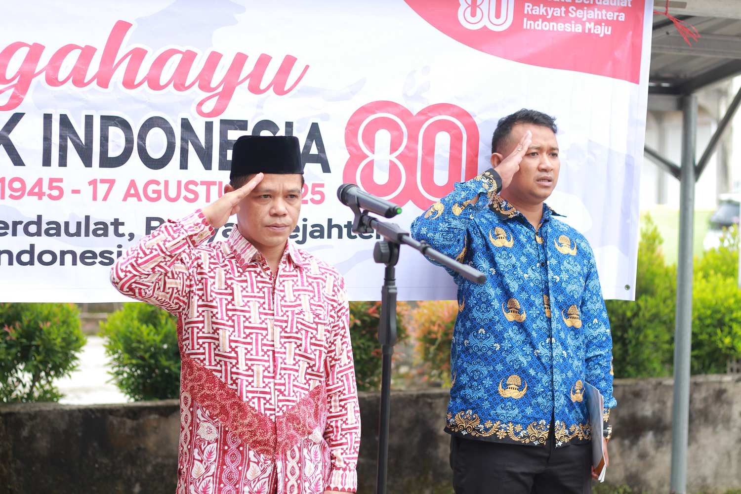 Upacara bendera peringatan HUT RI ke-80, 17/08/25