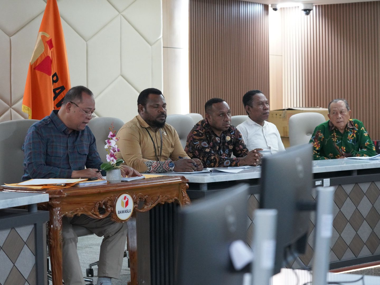 Bawaslu mendampingi Bawaslu Provinsi menghadiri sidang PHPU 2024 secara daring pada Selasa (2/9/2025)/Foto: Publikasi dan Pemberitaan Bawaslu