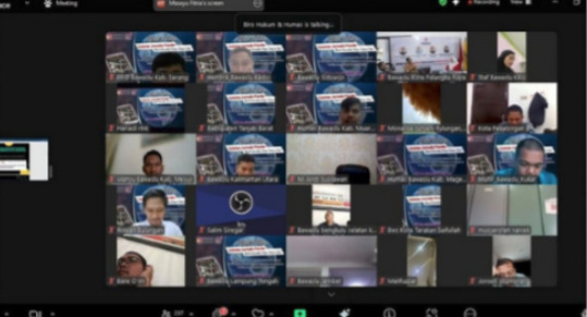 zoom bedah buku catatan jurnalis dalam penguatan pemberitaan pemilu, 14/08/25