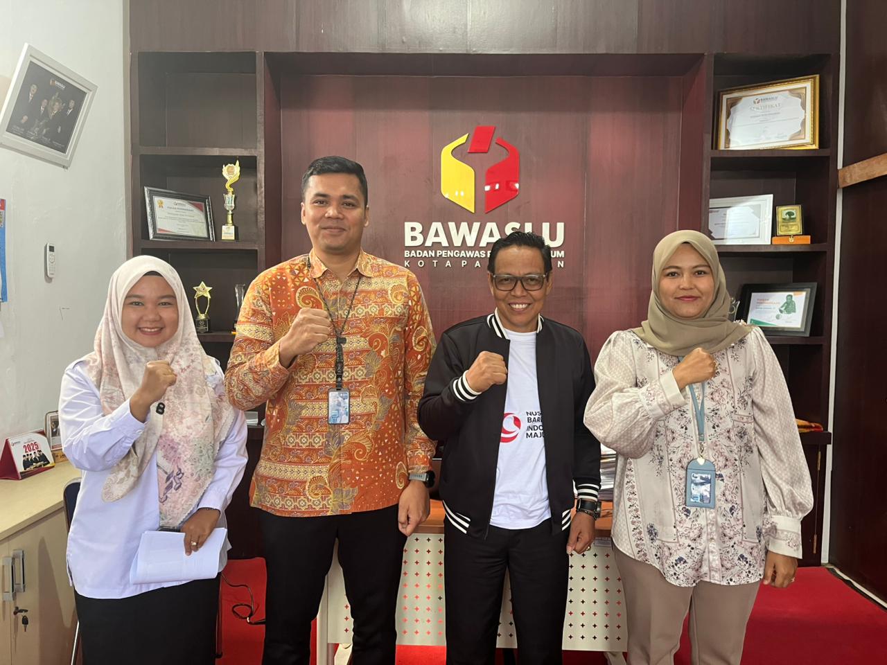Kunjungan Silaturahmi Kepala BNI Cabang Pariaman ke Kantor Bawaslu Kota Pariaman, rabu 28/01/26
