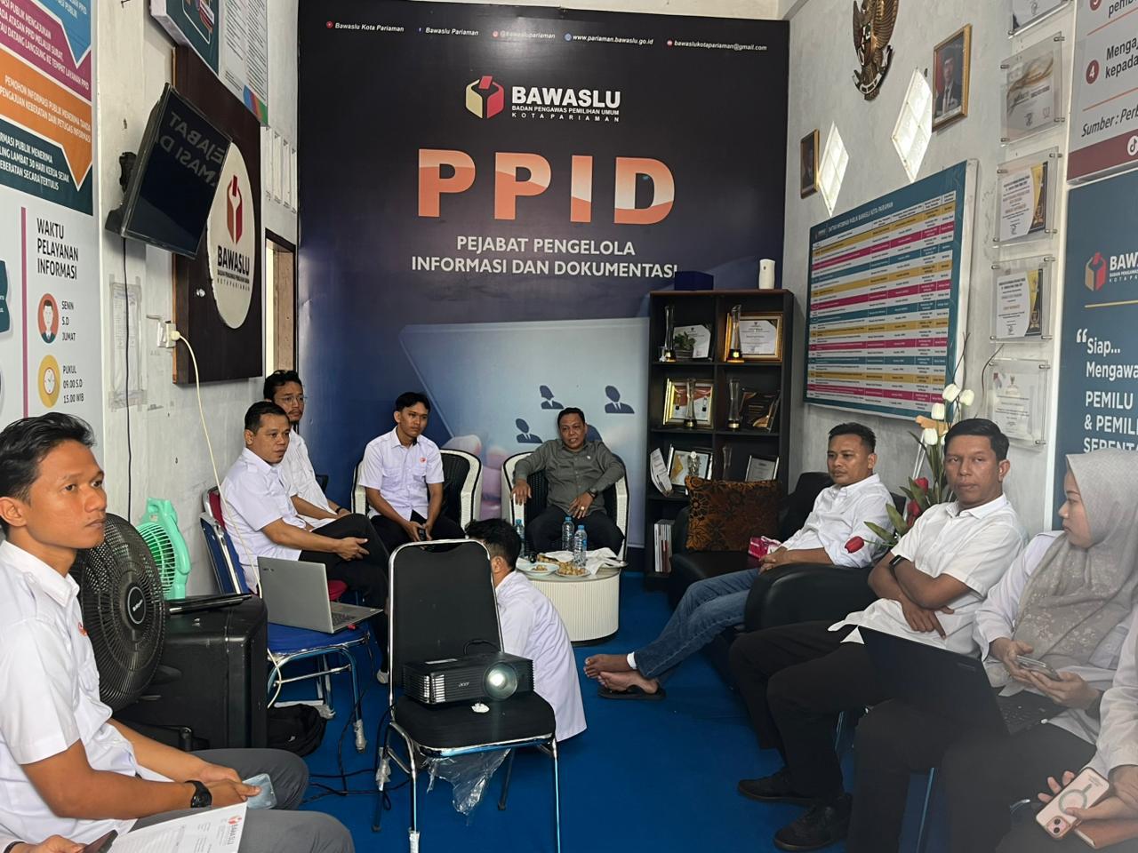 Rapat Internal Bawaslu Kota Pariaman terkait Survei Kepuasan Masyarakat (SKM), 07/01/2026