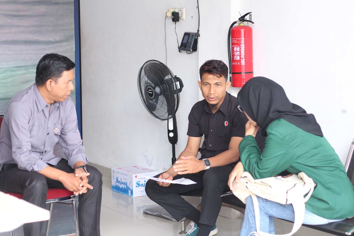 Bawaslu Kota Pariaman terima permohonan informasi dari Mahasiswa USU, selasa 21/04/2026