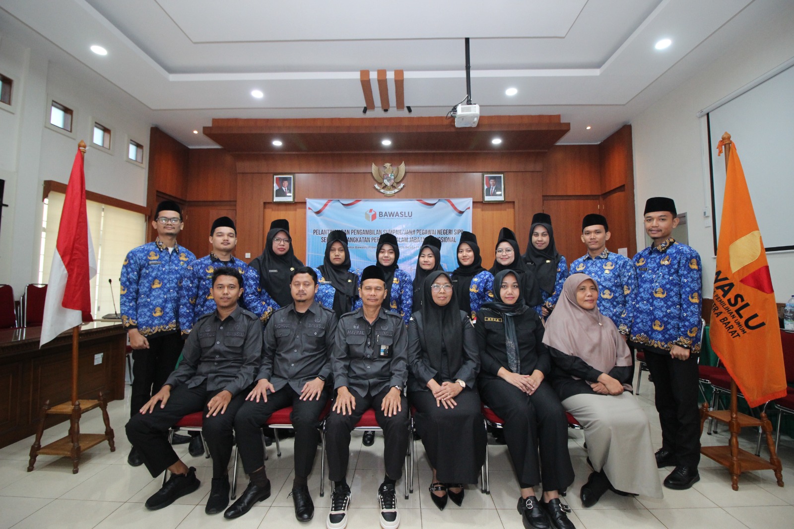 Pelantikan dan Pengambilan SUmpah/Janji PNS Bawaslu Kota Pariaman, selasa 19/05/2026