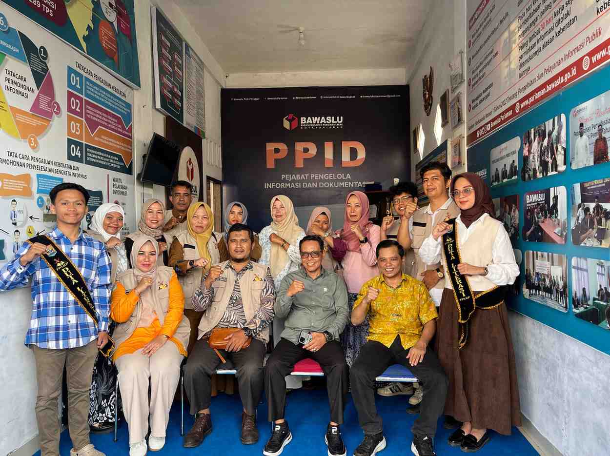 Koordinasi dan Konsolidasi Bawaslu Kota Pariaman bersama Forum Pegiat Literasi Kota Pariaman, selasa 12/05/2026