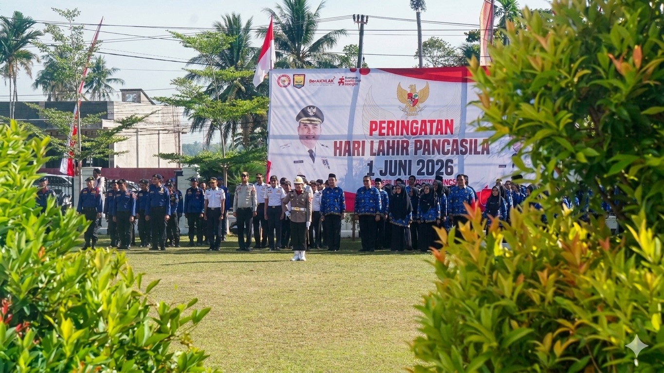 Upacara Peringatan Hari Lahir Pancasila Pemerintah Kota Pariaman, senin 01/06/2026