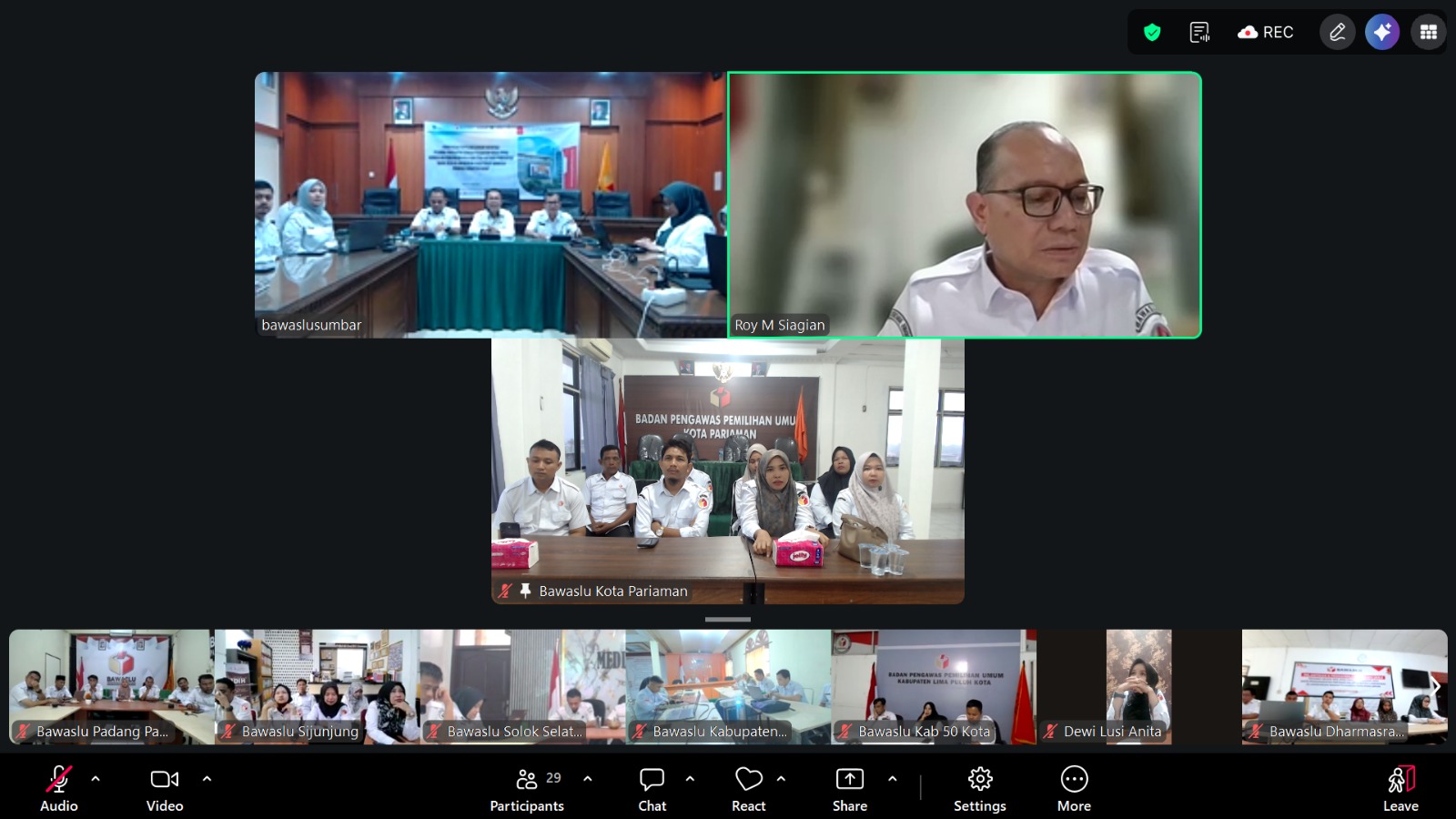 Pembukaan Orientasi PPPK Bawaslu Kota Pariaman dan Bawaslu Kabupaten/Kota se-Sumatera Barat, rabu 24/06/2026