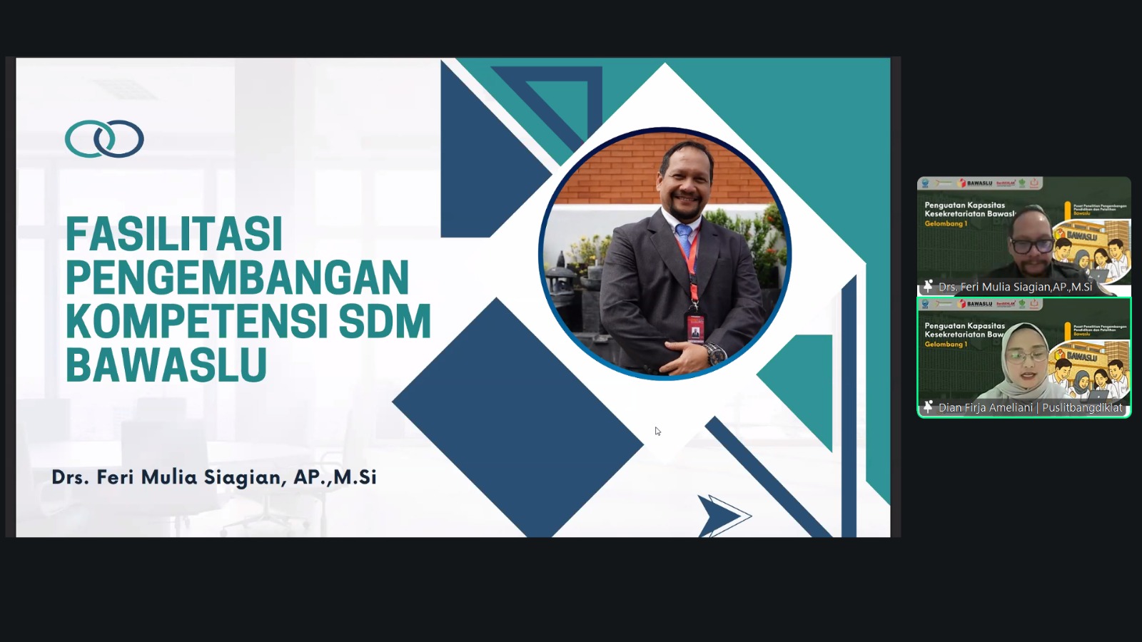 Pembelajaran Penguatan Kapasitas Kesekretariatan Bawaslu Gelombang I hari keempat, (23/6/2026).