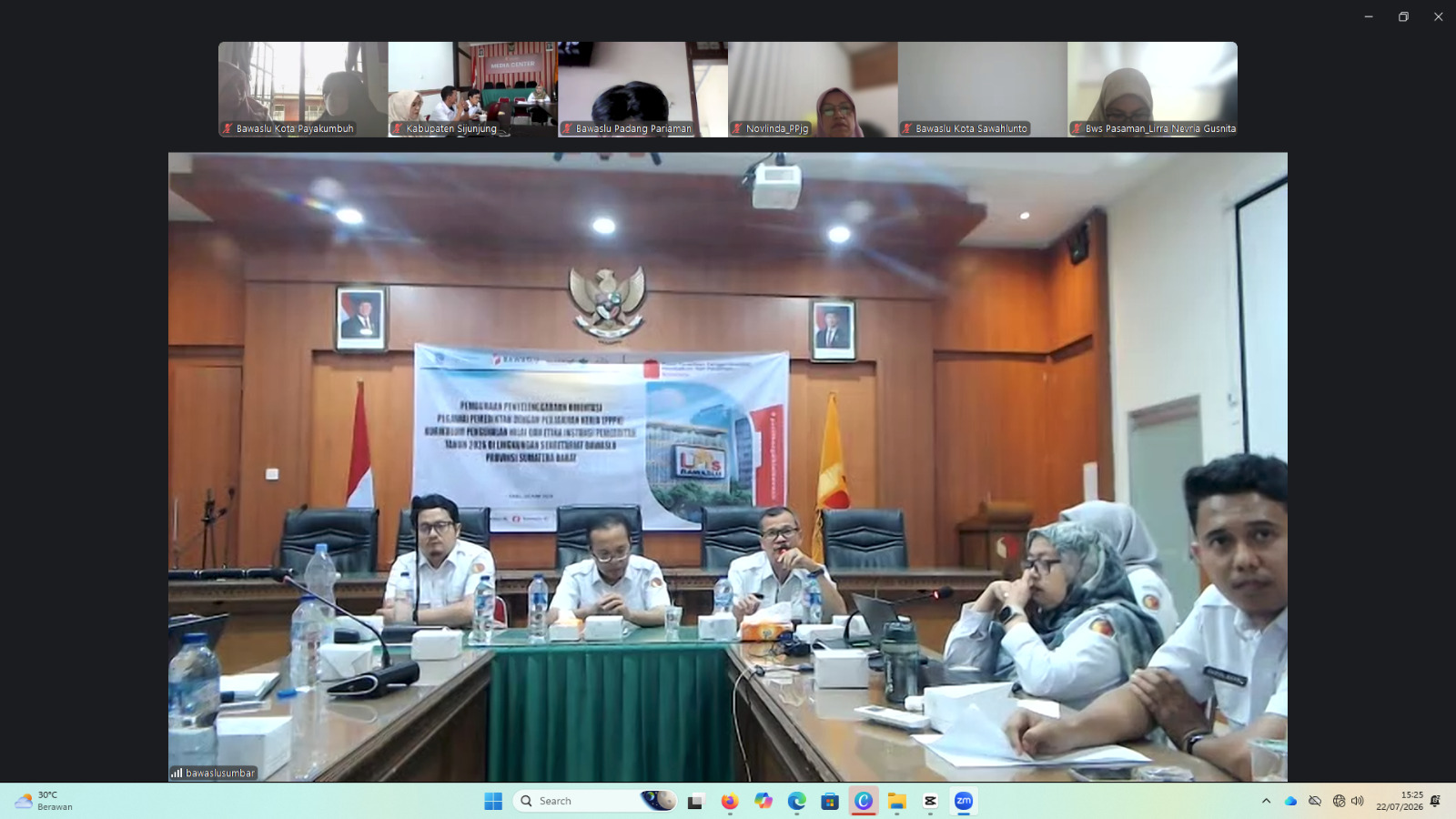 Monitoring dan Evaluasi (Monev) Kinerja Anggaran dan Program Kegiatan Tahun Anggaran 2026, 22/07/2026