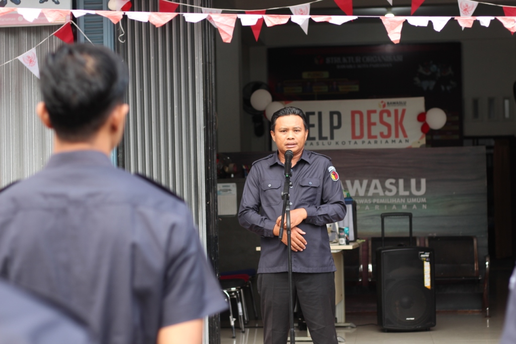 Apel Pagi bawaslu Pariaman, Senin 24/08/26