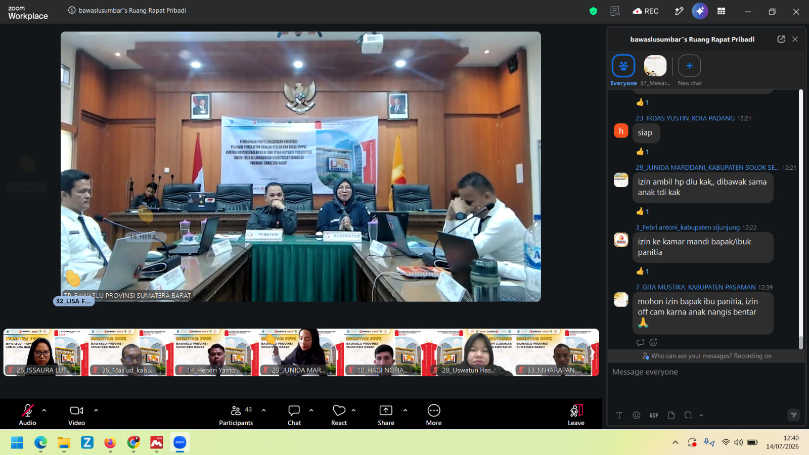  Penutupan Orientasi Pegawai Pemerintah dengan Perjanjian Kerja (PPPK) Kelas II, 14/07/26