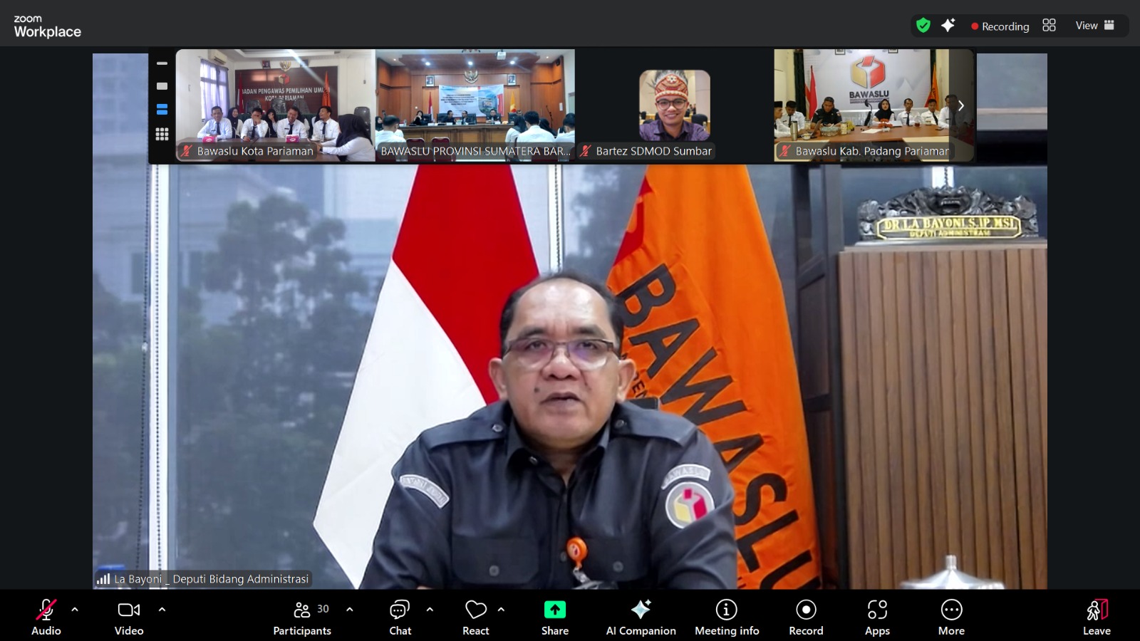Penutupan Orientasi Pegawai Pemerintah dengan Perjanjian Kerja (PPPK), senin 10/08/2026