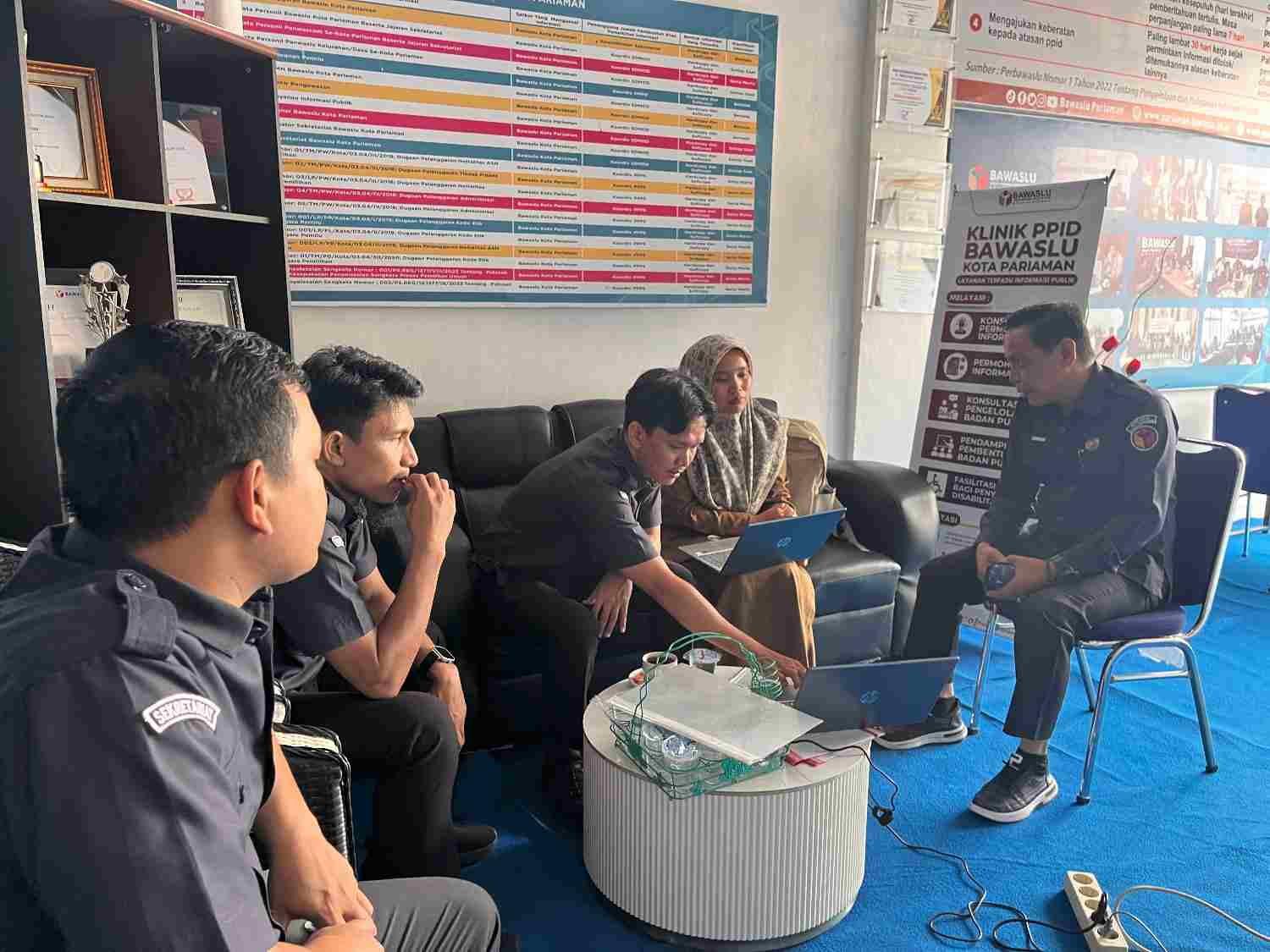 Bawaslu Pariaman Terima Konsultasi PPID SMA N 1 melalui Klinik PPID, 21/09/26
