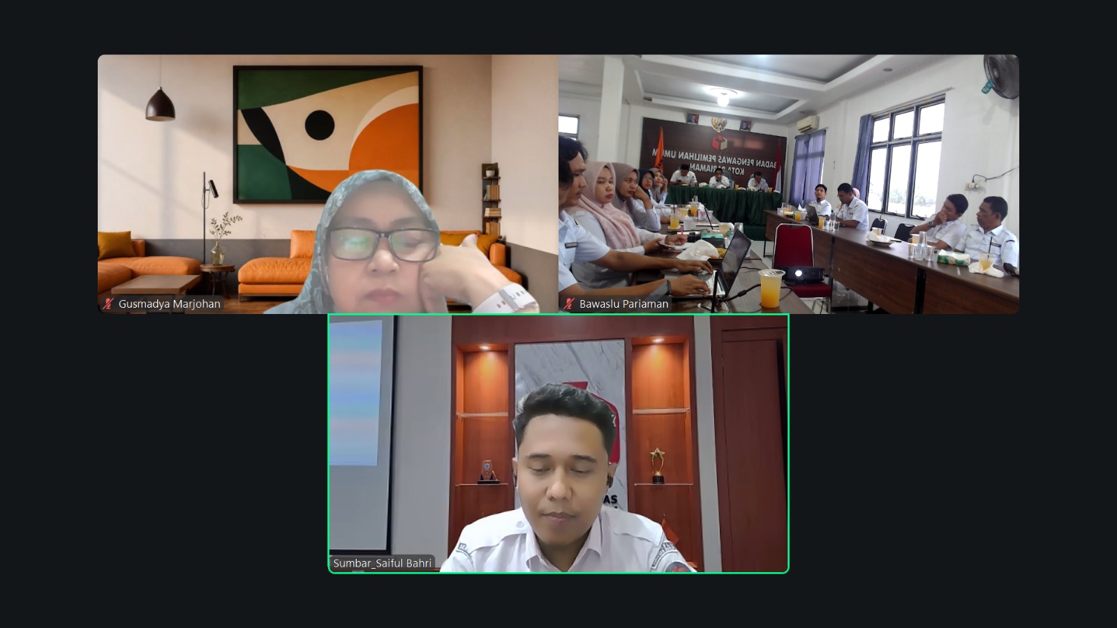 Diskusi Selaras, bahas Implementasi Aplikasi CERMAT E-Monev, 30/09/26