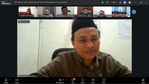 Kordiv HPPH Bawaslu Kota Pariaman, Ulil Amri sedang memberikan keterangan terkait hasil pengawasan Coktas yang dilakukan oleh Bawaslu Kota Pariaman, 02/06/2026