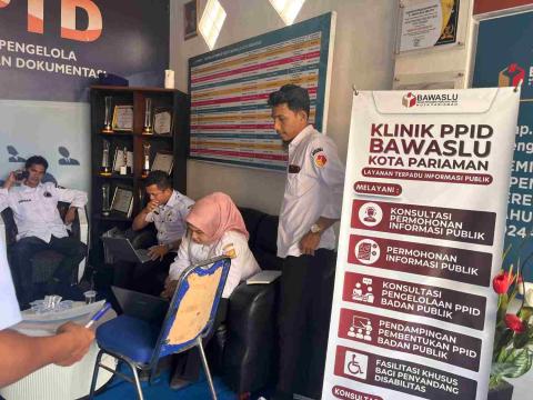 Pengisian Kuisioner Monev KI Bawaslu Kota Pariaman bersama Desa, 16/09/26
