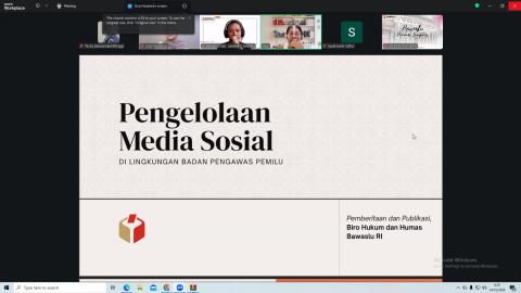Bawaslu Pariaman Ikuti Kegiatan Humas Upgrade Series #2, 14/10/26