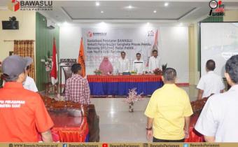 Bawaslu Kota Pariaman Gelar Sosialisasi Perbawaslu terkait tentang Penyelesaian Sengketa Proses Pemilu