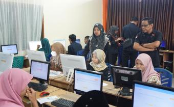 150 Peserta Calon Panwascam Bawaslu Kota Pariaman Ikuti Tes Hari ini