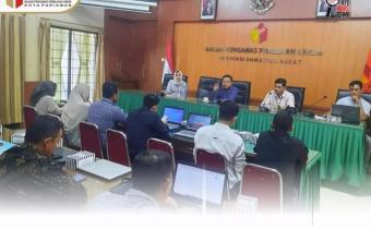 Staf Humas Bawaslu Kab/Kota se Sumatera Barat hadiri Undangan Bawaslu Provinsi Sumbar