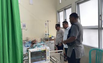 Pimpinan Bawaslu Besuk PKD Desa Marunggi