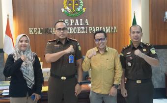 Foto koordinasi bawaslu pariaman dengan kejaksaan pariaman