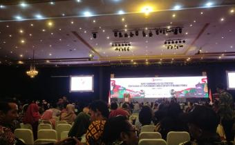 Foto saat pembukaan Rapat Koordinasi  Isu-Isu Strategis Penyusunan Key Performance Indicator (KPI) 