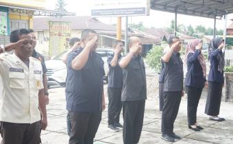 Foto saat apel pagi bawaslu kota pariaman