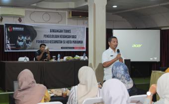 Foto bimtek pengelolaan keuangan bagi panwascam