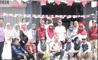 Foto bersama saat perlombaan peringatan HUT RI ke-79